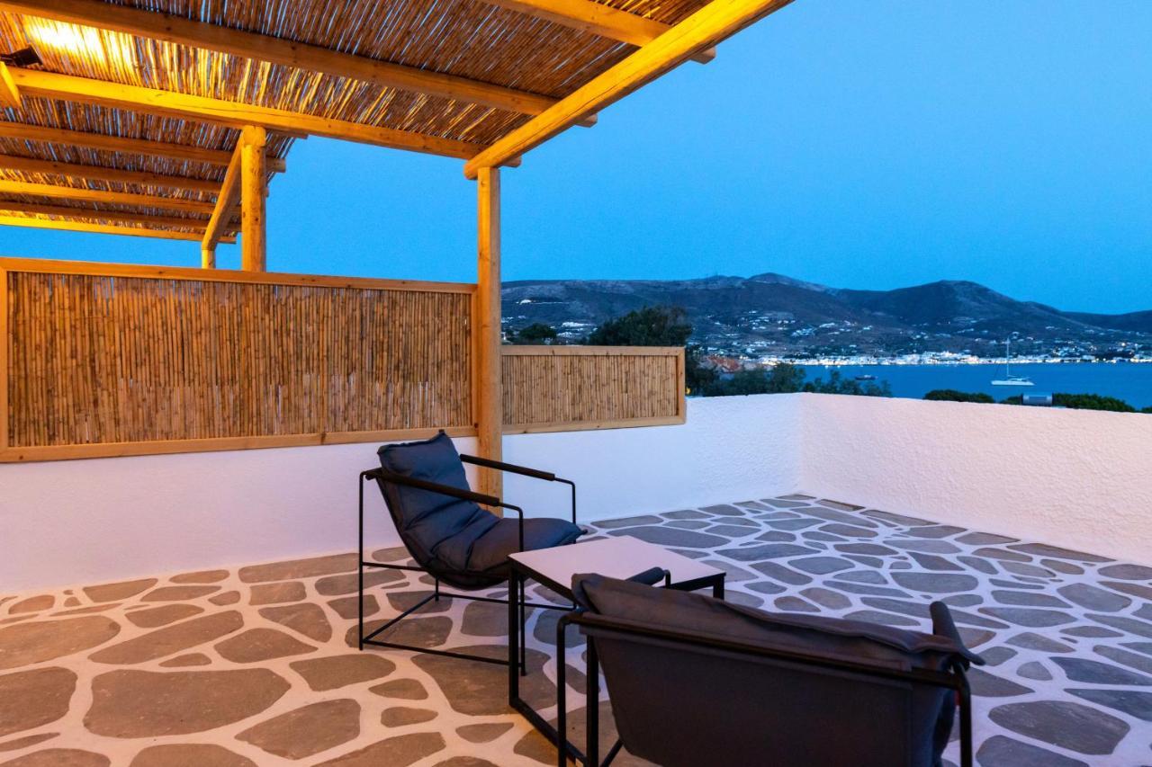 Omilos Beachfront House パロス島 エクステリア 写真